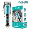 Clippers Trimmers Profesjonalny przewodowy Trimmer do włosów dla mężczyzn Regulowane ładowni włosy Clipper Electric Hair Machine Lithium Bateria 230411