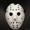 Cadılar Bayramı Beyaz Gözenekli Erkekler Maskesi Jason Voorhees Freddy Korku Filmi Hokey Partisi Kadınlar İçin Korkunç Maskeler Masquerade Cos2366