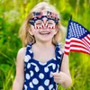 Nieuwe items 12 stks American Independence Day Decor Paper Glazen VS Nationale Dag Papierglazen Happy USA Independence Day Party Foto Props Z0411