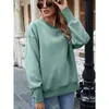 Designer Aloo Yoga Long Sleeve2023 Winter New Yoga Women's Wear Split Fleece Round Neck Pullover med plysch och förtjockad tröja