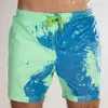 Men's swimwear Men's Change Color Beach Shorts Board Short Summer Quick Dry Pants Loose Large Size Pant Swimming Trunks Swimwear for Men 230412
