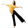 Giacca da esercizio per danza del ventre da palcoscenico 2023 Costume classico con pantaloni a gamba larga