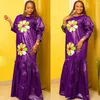 Etniska kläder Bazinkläder för kvinnor Africa Party Elegant klänningsklänningar Bröllopsklänningar