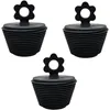 Sitle Colanders 3PCS Universal Tub Stopper Silikonowa wanna Stoppers Wtyczka odpływowa odpowiednia do zlewu łazienki w kuchni 230411