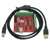 Freeshipping CNC USB 4 Eksen MACH3 100 KHz USB Hareket Kontrol Kartı Breakout Tahtası 12-24V CNC Gravür Ücretsiz Sürücü Chceo için Jog Handler ile