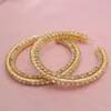 Boucles d'oreilles créoles CuiEr 4 "cristal verre énorme boucle d'oreille empilé strass tasse chaîne ronde pour les femmes 2023 tendance