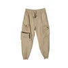 Pantalon pour hommes vêtements de rue et pantalon de marchandises minces vêtements pour hommes harajuku pantalon de jogging mode pantalon de jogging décontracté du Sud Corée de jogging khaki 230412