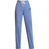 Women's Jeans Harlan Autumn Elastic High Waist Was Thin And Loose Daddy Nine Points Small Feet Casual Carrot Pants