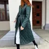 Женское пуховое повседневное пальто, теплая женская куртка средней длины, приталенная классика с карманами