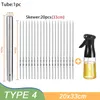 Tools Stainless Steel Barbecue Skewer Reusable BBQ Skewers With Oil Bottle Stick For Outdoor Camping Picnic