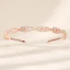 Hair Clips Bridal Rhinestone Headbands Accessories For Women Girls Tiaras Wedding Luxury Jewelry Dress Headgear