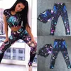 Active Set Fire Tracksuit Women 2023 Sports Tights Woman Suit Workout Seamless Skull Yoga Set Sportswear Fitness T Shirt Leggings Push Up