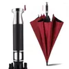 Paraplyer UV -skydd Rain Parasol Paraply Sun Red Invertered Outdoor Garden Guarda Chuva Katana Sunscreen Appliance