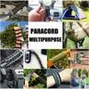 Klättringslinor Militär 550 Paracord Rope 100m 50m 7 Strand 4mm Parachute Cord Camping Accessories Outdoor Survival Gear DIY Armband Tent Line 230411 230411