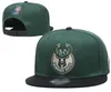 Bucks Ball Caps 2023-24 Unisex Mode Katoen Baseball Snapback Mannen Vrouwen Zonnehoed Borduren Lente Zomer Cap Groothandel a7