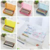 Candy Color Clear Pen Case Station attionery Sharpharent Child Pencil Box Schools Schools Schools