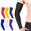 Genouillères One Piece Quick Dry Anti UV Running Arm Sleeve Basketball Coudière Fitness Guard Sports Bike