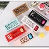 6 Colors Macaron Packaging Boxes Hollow Chocolate Cookies Pastry Box Cake Candy Paper Boxes