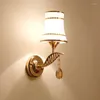 Applique murale Led en cristal, éclairage de chevet, luminaire décoratif d'intérieur, idéal pour une chambre à coucher, une chambre à coucher, un escalier, un couloir ou un salon