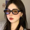 Güneş Gözlüğü 2023 Yaz Oval Siyah Çerçeve UV400 Retro Kadın Spor Açık Güneş Gölge Gözlükleri Moda Klasik Gözlük Kadınlar İçin