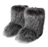 Winter Boots For Cozy Shoes Fuzzy Cotton Boot Fashion Classic Luxury Designer Hot Women Warm Fur Woman Plush Faux Fur Snow Boots Ladies Furry Outdoor Slip On Female