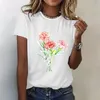 Dames t shirts lange mouw dames moederdag shirt vrouwen grafisch voor top schephals