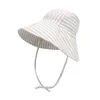 CAPS HATS BALL Big Brim Baby Sun Summer Spring Kids Hucket For Girls Boys Cotton Linne Barn Cap Beach Travel 2M 4Y 230412