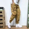 Pantaloni da uomo Abiti da strada giapponesi più pantaloni di merci sottili abiti da uomo Pantaloni da jogging Harajuku pantaloni da jogging casual di moda Corea del Sud pantaloni da jogging kaki 230412