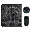 Masseur de pieds Télécommande EMS Masseur de pieds Pad Physiothérapie par impulsions Micro-courant Électrique Tapis de massage des pieds Stimulateur musculaire Soulager la douleur 230411