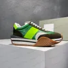 2023 Mężczyźni luksusowe buty Tomfords Casual Treners Treners Side Stripe Suede Drumborka Chunking Guma Ekologiczna Ekologiczna Buty sportowe Rozmiar 39-45