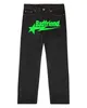 Baggy Jeanstryck för män Streetwear Hip Hop Byxor Y2K Jeans Kläder Raka Lösa Goth Denim Byxor Pantalones Vaqueros Badfriend