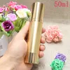 Airless Pomp Fles Goud Kleur PP Fles Airless Vacuüm Oogcrème Essentie olie Lotion Pomp Fles Toiletartikelen 30 ml 50 ml