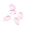 Lustre en cristal rose K9, 50 pièces/lot, 50mm, pendentif goutte d'eau, maille d'amande, luminaire Moder, pièces pour ornement