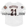 Vintage 2005 Beyzbol Forması 46 Andy Pettitte 15 Carlos Beltran 54 Brad Lidge 21 Andy Pettitte 9 Hunter Pence Kırmızı Beyaz Gri Formalar