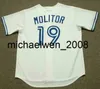 Toronto Roberto Alomar Paul Molitor Joe Carter Pat Borders John Olerud Shawn Green Devon White Shortback Baseball Jersey