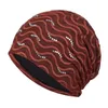 HBP Spring and Summer Thin Lace Hot Drill Ethnic Wind Pile Wave Pattern Headgear Breathable Moon Hat