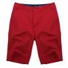 Shorts pour hommes Short décontracté d'été short de mode classique pour hommes coton longueur au genou chino pantalon de sport grand 44 Masculina Bottom Beach 230412