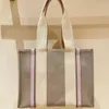 نساء عالي الجودة حقيبة يد خشبية حقيبة تسوق حقيبة تسوق 10A من الكتان القماهي