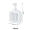 Distributeur de savon liquide 1 pièce, bouteille en plastique 300/500ML pour Salons de beauté, Lotions, savons, shampoings, détergents, accessoires de salle de bains