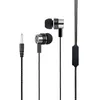 Fones de ouvido com fio trançado de 3,5 mm esportes de fone de ouvido com fone de ouvido Isolando 5 cores estéreo 1,1m na orelha media player música para celular