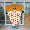 Super schattig fruit pizza mascotte kostuums halloween stripfiguur outfit pak xmas outdoor party outfit unisex promotionele reclamekleding