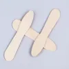 2000pc houtijs lepels gereedschap 7,5 cm, houten proevers-sprei gewikkeld Birchwood Plain Ice-Cream Paddle Lepoon