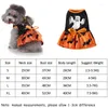 Dog Apparel Halloween Pet Skirt Pumpkin Costume Funny Cat Witch Puppy Clothes Dress Up Supplies