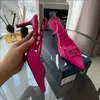 Nxy Sandalen Stiletto Pumps Sommer Damen High Heel Slingback Mode Temperament Formelle Kleidung Bankett Pluse Größe 230406