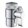 Salle de bain Pommeaux de douche Bassin Robinet Extender Tête externe Lavabo Robinet Diviseur d'eau Bidet Pulvérisateur pour le lavage des cheveux Nettoyage des toilettes 230411