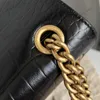 10A Retro Mirror Quality Designers Classic Flip Crossbody Chain Sac Messenger S Le cuir Hobo Tote Lligator Wily WaLY Skin Women Women Gold Chains