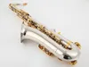 T-992 Japan Yanagis Tenor Saxofon Professionella musikinstrument BB Tone Nickel Silver Plated Tube Gold Key Sax Med Case Mouthpiece