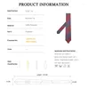 Bow Ties Men's Brand High Quality Fashion 6cm Skinny Striped Tie Business Work Slipsa Male Gift