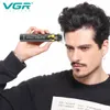 Saç düzeltici vgr profesyonel saç klibi T9 saç kesme makinesi kablosuz saç kesimi makinesi şarj edilebilir kel berber düzeltici erkekler için v082 230411