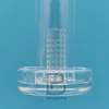 Inserto per banger a colonna in quarzo cavo inciso a scacchiera 6mmOD 8mmOD 20mm 25mm 30mm 35mm Lunghezza per torre di controllo Terp Slurper Blender Quartz Banger Dab Nails